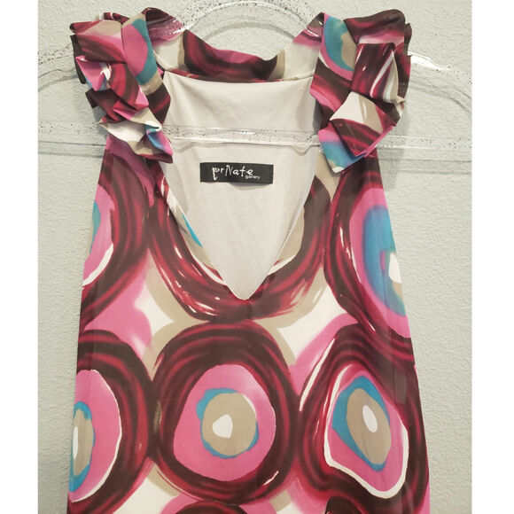 Private gallery medium abstract circle colorful dress - Picture 3 of 6